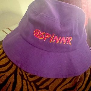 Purple Retro Spinnr Bucket Hat limited edition Brand new .